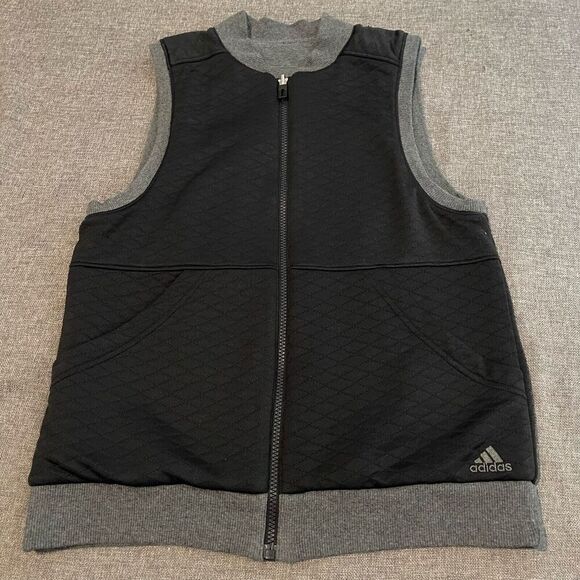 Adidas Vest Womens XS Reversible Full Zip Quilted Athleisure Outdoor Sports - Picture 2 of 12
